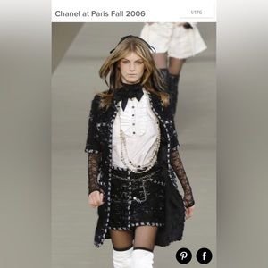 Chanel 06A Fantasy Paris Runway Tweed Skirt MINT